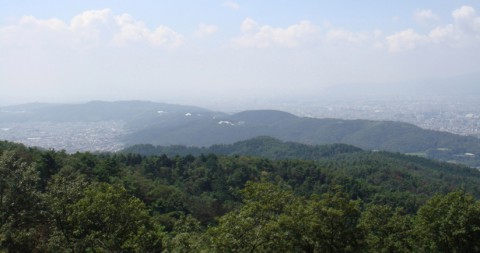 大文字山山頂からの眺望