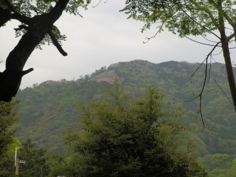 真如堂からみた大文字山