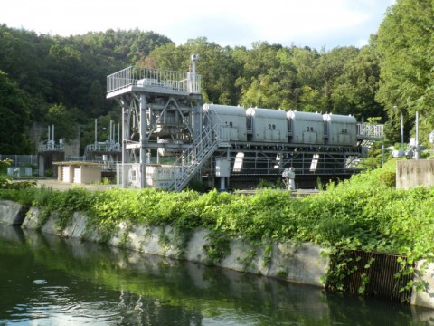 新山科浄水場取水口