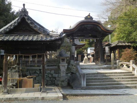 長等神社社頭